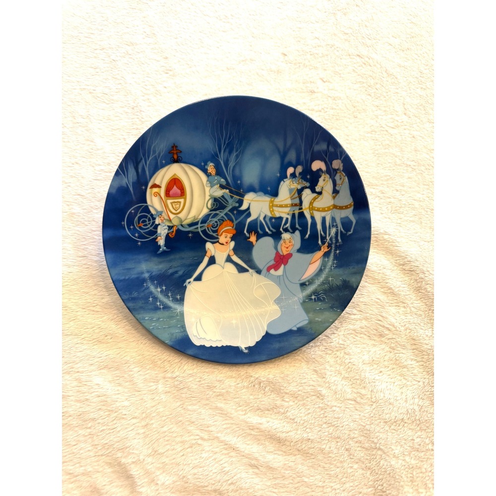 VTG 1988 Knowles Disney Cinderella Bibbidi-Bobbidi-Boo Collector Plate 13013H